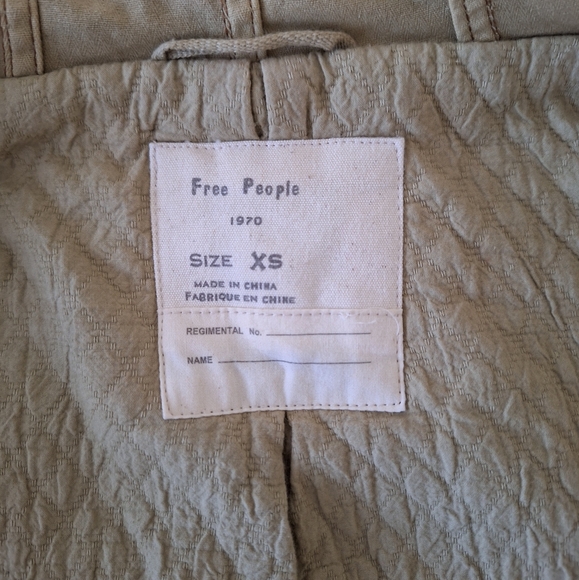 FREE PEOPLE Tapestry Canvas Jacket Runs Large - Picture 11 of 12